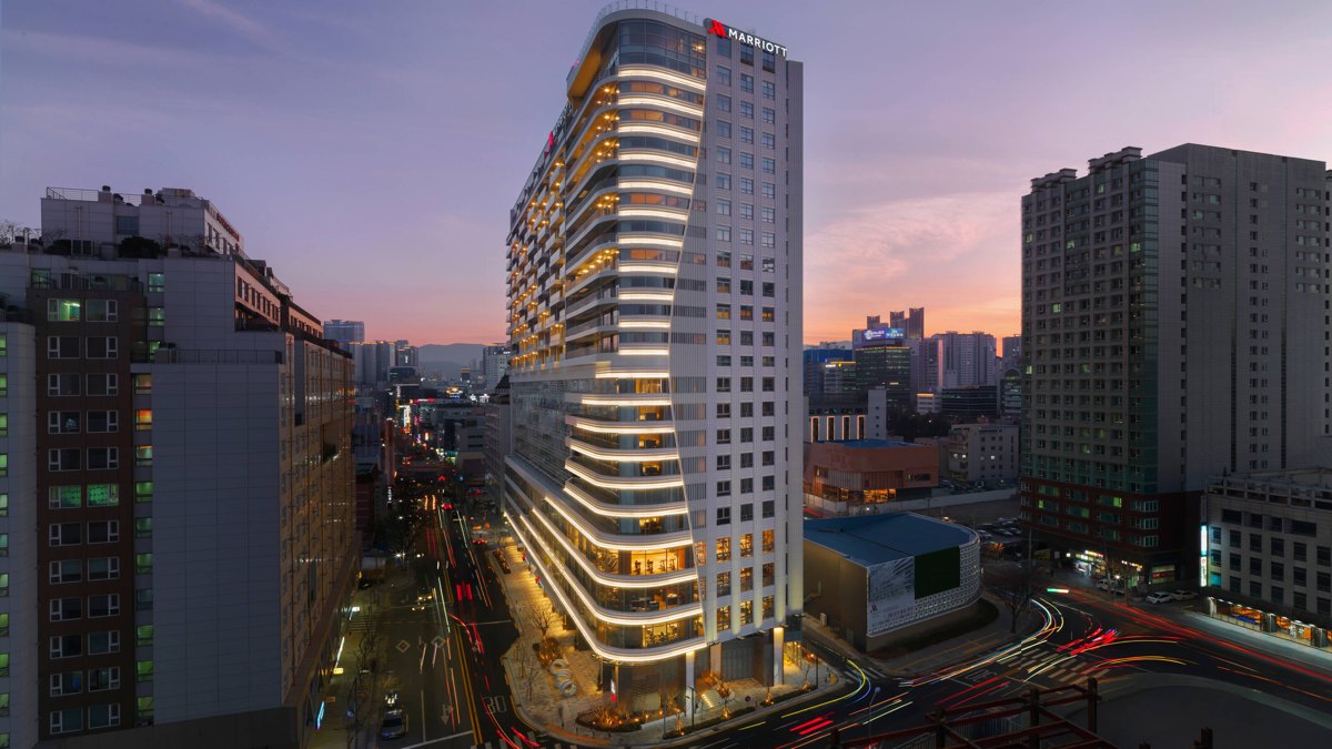 Exterior of the Daegu Marriott Hotel